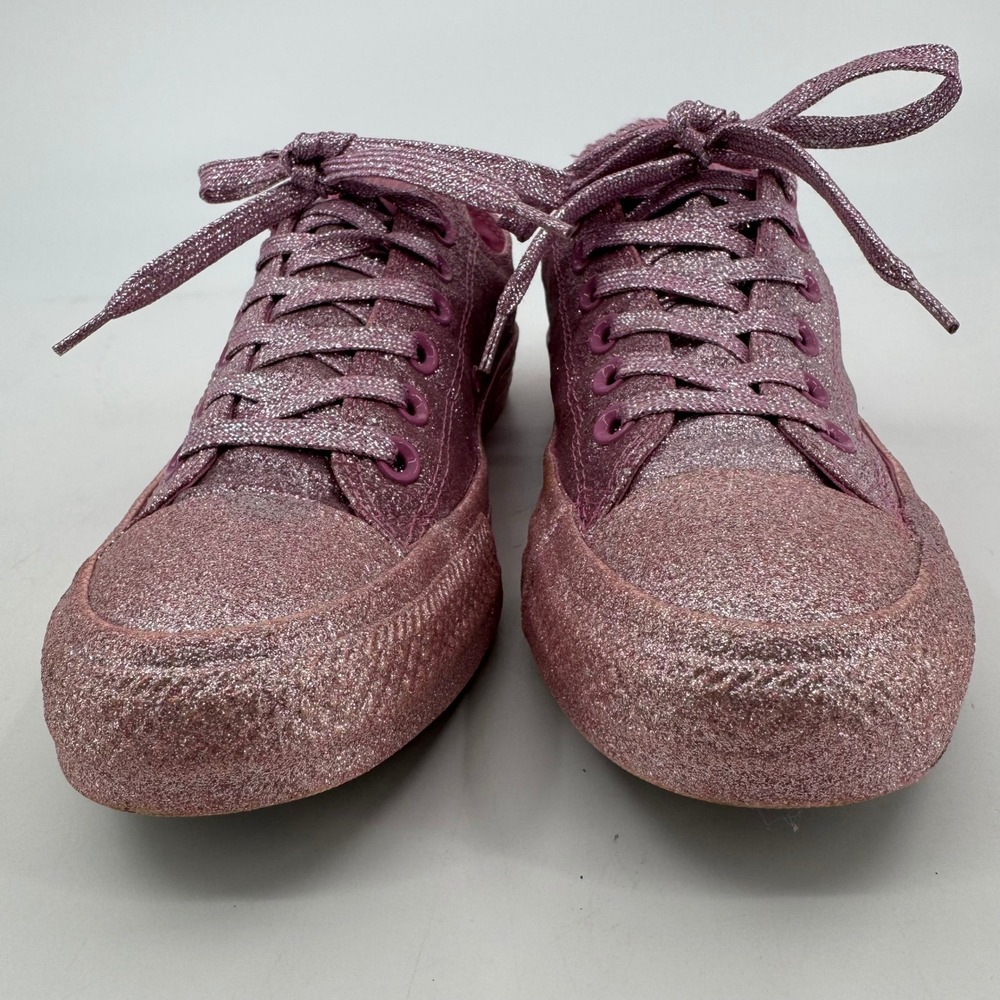 Converse Chuck Taylor All Star Ox Pink Glitter Low Top Sneakers 162993C Womens 8 - Picture 4 of 8